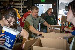 Church group donates 2,600 food boxes for needy families