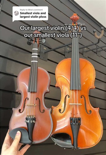 Viola vs. Violin Size: 11