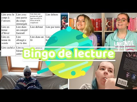 Le Bingo de lecture || Lire de manière improbable