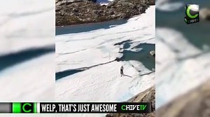 73K views · 789 reactions | This dude rocks... I'd of tumbled down that hill and drowned  | theCHIVE | Facebook