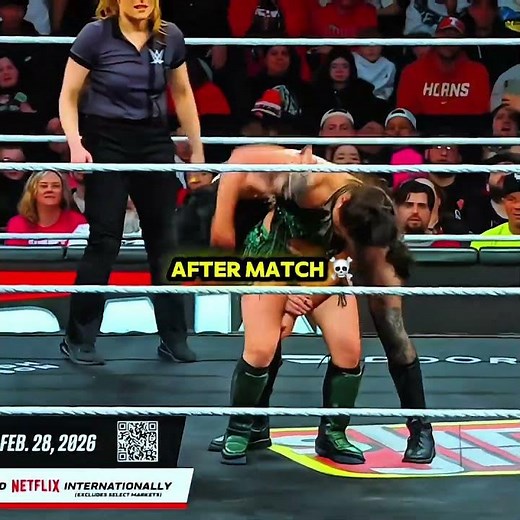 Rhea Ripley Before And After Match Edit 🥵🔥#wwe#shorts