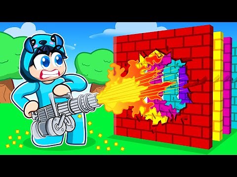 Shooting Thru 7,164,189 Walls in Roblox!