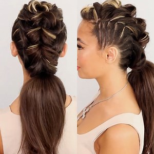 162K views · 1.8K reactions | How To Do An Edgy Braided Hairstyle! | Sweethearts Hair | Facebook