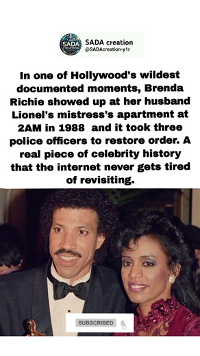 Brenda Richie Caught Lionel at His Mistress's House at 2AM in 1988#LionelRichie #CelebrityHistory