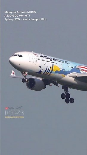 Malaysia Airlines MH122 | A330-300 9M-MTJ (Visit Malaysia 2026 Livery) Sydney SYD - Kuala Lumpur KUL