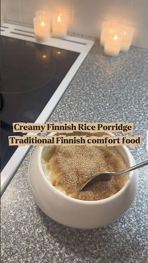 Creamy Finnish Rice Porridge (Riisipuuro) 🇫🇮