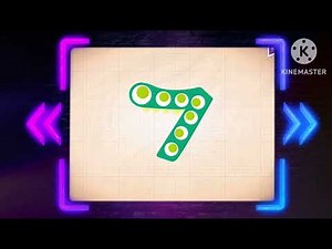 Endless Numbers 7 - Learn Number Seven - Numbers For Kids
