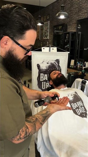 Grooming é essencial no dia a dia🐻 #barbershop #barbeiro #barbadeursooficial