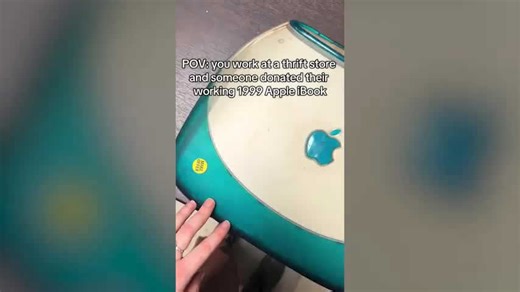 1999 Apple iBook Donated To Thrift, Then They See What’s On It
