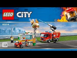 LEGO instructions - City - Fire - 60214 - Burger Bar Fire Rescue (Book 3)