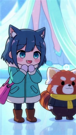 Nobunami find an Ice Castle and the Snow Queen! (Anime Toon)