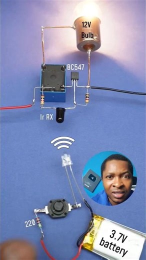 Contrôle à distance sans fil : Allumer une lampe 12V avec un capteur IR ! 💡📡