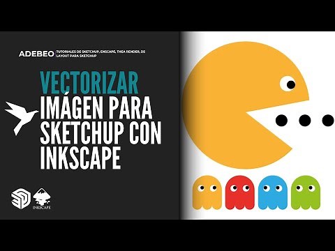 64 Tutorial Sketchup: VECTORIZAR CUALQUIER IMAGEN PARA SKETCHUP CON INKSCAPE!! SOFTWARE GRATUITO!!