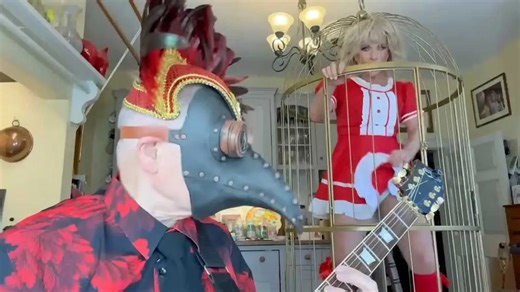 Toyah and Robert Fripp scale bizarre heights in latest Sunday Lunch video