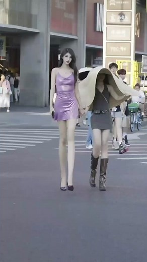 Tall Chinese Girl with Long Legs | 190cm Height