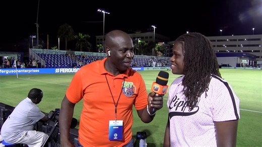 « Interview exclusive avec Kaïna Cesar : gardienne de l’équipe nationale haïtienne depuis le terrain à FTLUD » | SNT TV