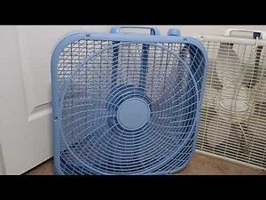 The New Lasko "Cool Colors" Model B20310 Light Blue Box Fan