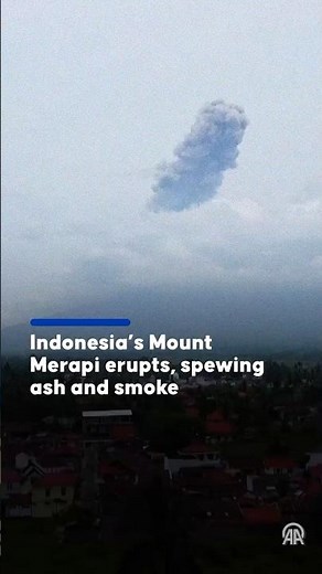 Indonesia’s most active volcano, Mount Merapi, erupted again