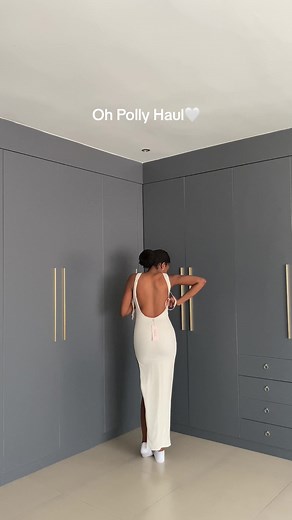 Oh Polly Haul🤍 @Oh Polly #ohpolly #ohpollyhaul #ohpollydress #grwm #maxidress #fyp #tryonhaul #styleinspo