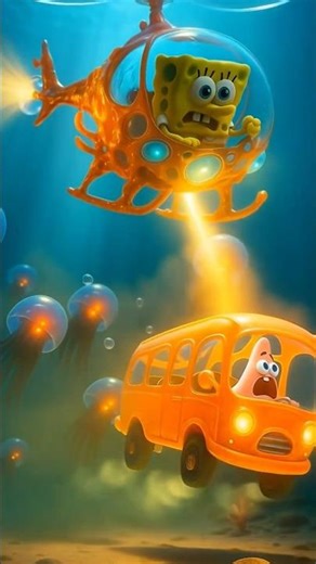 SpongeBob Rescues Patrick From An Insane Alien Attack 👽 #shorts #spongebob