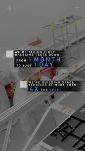 Golden Dome for America needs space manufacturing now. We're not expanding to get ready. We're already there. 🛰️ 2M sq. ft. of space manufacturing from satellites to missile defense 🛠️ High through-put SPD Center operational since 2023 ⚡Automated production moving at 4x speed | Lockheed Martin