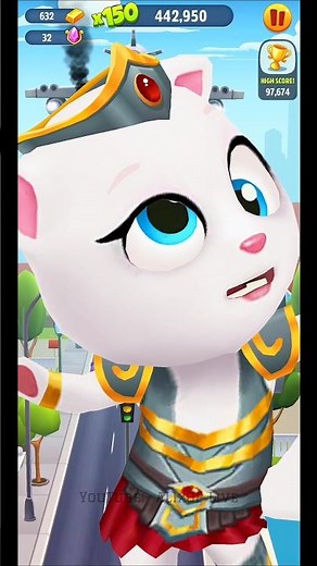 Talking Tom Gold Run x Simpa Papa⚡ #shorts #talkingtomgoldrun