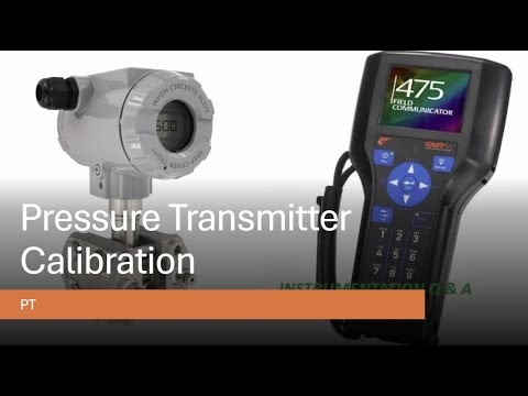 How to calibrate the pressure transmitter ?