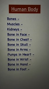 1.7M views · 12K reactions | Bones in Human Body | LK Logic | Facebook