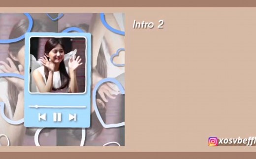 【am】want like this？（两种效果）cool intro