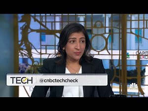 FTC Chair Lina Khan answers question on antitrust regulation and data privacy