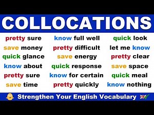 English Collocations with PRETTY, KNOW, QUICK and SAVE | Strengthen Your English Vocabulary