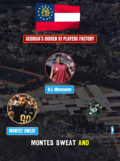 Top 10 D1 College Football Players Producing High Schools in Georgia 2025 #d1athlete #d1football #highschoolfootball #d1footballplayers