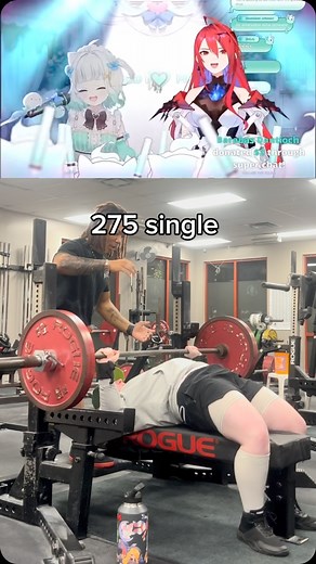 Taylor Mason on Instagram: "Mint + ERB goes crazy . . . #hololift #hololifter #hololive #mintphantome #elizabethrosebloodflame #elizabeth #bench #vtuber #vtuberworkout #vtubermemes #vtubermotivation #anime #animeworkout #animememes"
