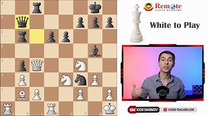 4.4K views · 104 reactions | GM Igor Smirnov presents a special chess puzzle designed to assess your chess level. Your task is to find the best move and calculate all possible variations. Struggling to break past 1600 or 2000 ELO? Our comprehensive bundle course reveals the secrets to reaching your chess goals faster. Join now and transform your game:https://online.chess-teacher.com/course/boost-your-elo-to-2000-bundle/ #chess #chesslessons | Remote Chess Academy | Facebook
