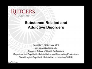Substance-Related and Addictive Disorders