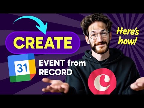 How to CREATE a GOOGLE CALENDAR EVENT from a RECORD in Copper CRM (Step by Step) 2025