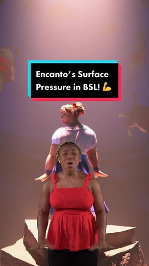 No Pressure 💪 See if you can learn to sign this song from Encanto in British Sign Language 🏠 🎵 Watch the full version on Disney Music VEVO #Encanto #BSL