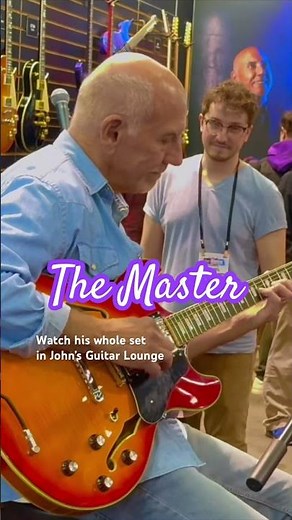 Larry Carlton grooving at NAMM 2026 #nammshow #guitarist #musician #livemusic #liveconcert #jazz