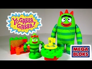 YO GABBA GABBA Mega Bloks "Brobee Collectible" Set with Brobee Action Figure