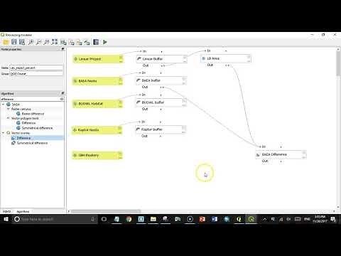 Using the Graphical Modeler in QGIS 3.0