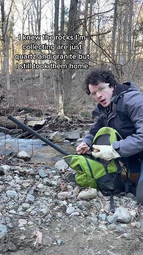 Just cause they’re common doesnt mean they’re not cool 😤 #geology #rock #rocktok #rockhound #gremlin #fyp