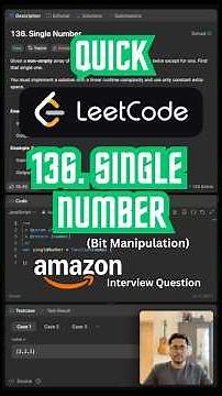 Single Number - Leetcode 136 - Javascript (Quick)