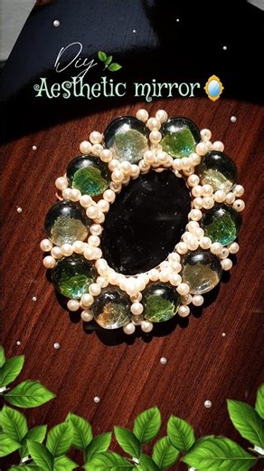 💜DIY Aesthetic mirror🪞|| pinteresty mirror diy ||