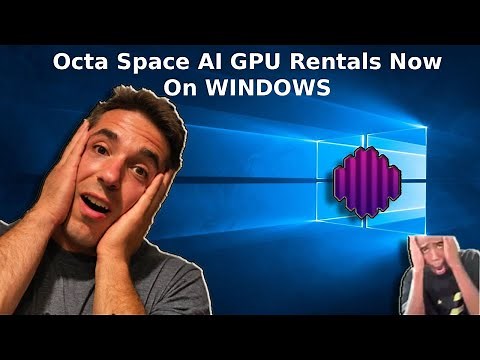 OctaSpace AI GPU Rentals Now Available for Windows! So Easy to Install!