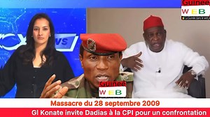 Responsabilité sur le massacre du 28 septembre 2009: Général Sékouba Konate invite Dadis Camara à une confrontation à la CPI | Guineeweb