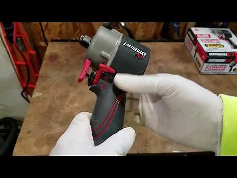 Harbor Freight Earthquake XT Stubby Impact Air Wrench Review