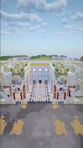 St. Peter's Basilica in Minecraft #minecraft #minecraftbuilding