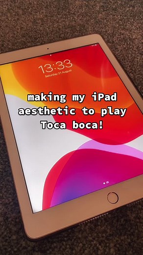 Customizing My iPad for Toca Boca | Aesthetic Tablet Transformation