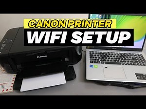Canon PIXMA MG300 WIFI SETUP With A Computer PC Laptop