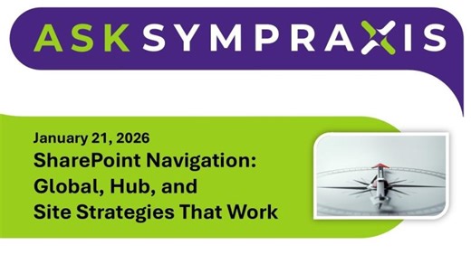 SharePoint Navigation: Global, Hub, and Site Strategies That Work | Sympraxis Consulting